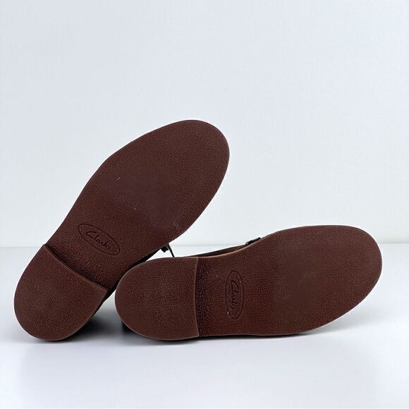 Clarks Bushacre Brown Leather Boots Mens Sz 9 - Picture 11 of 11